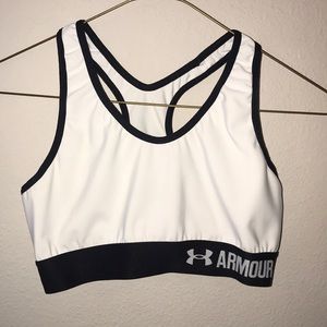 White sports bra